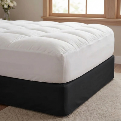 CloudNest™ Premium Quilted 1000GSM Luxury Extra Thick Mattress Topper - Breathable & Fluffy Soft