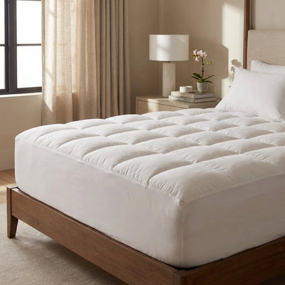 CloudNest™ Premium Quilted 1000GSM Luxury Extra Thick Mattress Topper - Breathable & Fluffy Soft