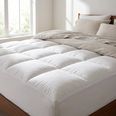 CloudNest™ Premium Quilted 1000GSM Luxury Extra Thick Mattress Topper - Breathable & Fluffy Soft