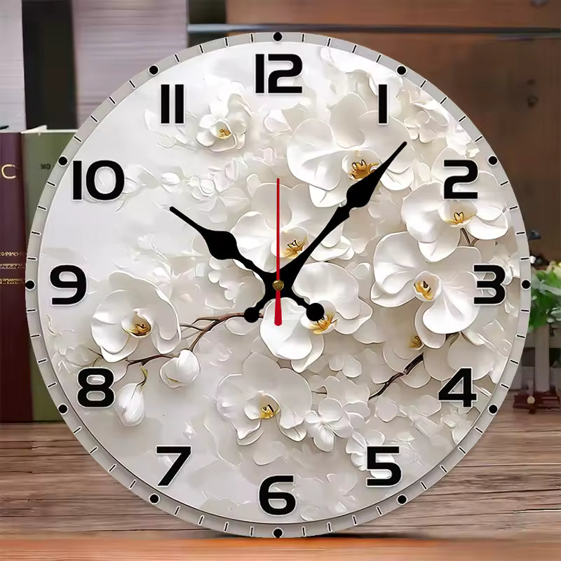 Round Silent Wall Clock