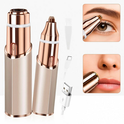 GlowTrim™ 2-in-1 Facial Trimmer