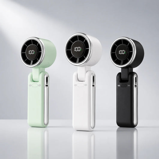 Foldair 3-in-1 Turbo Fan in mint, white and black