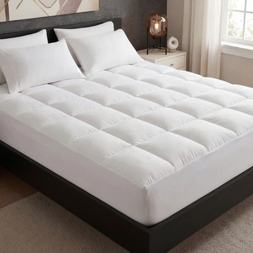 CloudNest™ Premium Quilted 1000GSM Luxury Extra Thick Mattress Topper - Breathable & Fluffy Soft