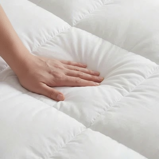 CloudNest™ Premium Quilted 1000GSM Luxury Extra Thick Mattress Topper - Breathable & Fluffy Soft
