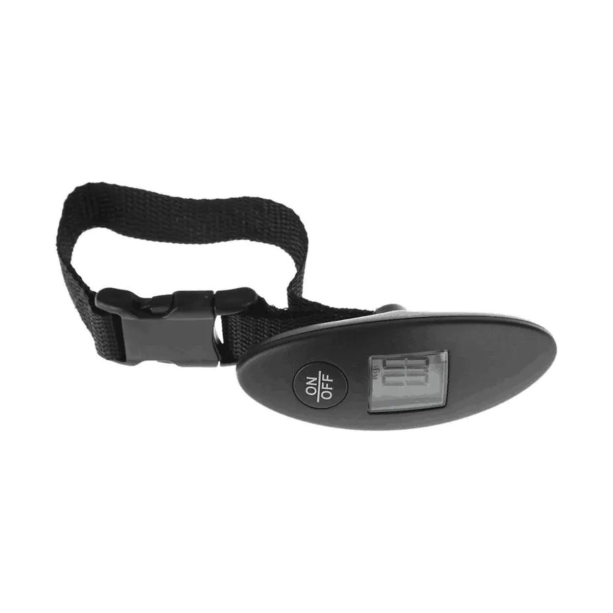 The handheld digital luggage scale that comes in the kit